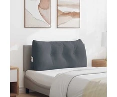 Apsaugos Pagalvė Tamsiai pilka 100 x 24 x 50 cm Aksomas