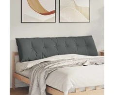 Apsaugos Pagalvė Tamsiai pilka 180 x 19 x 50 cm audinys