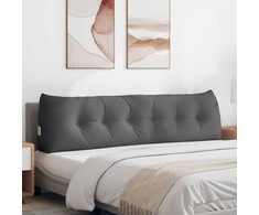 Apsaugos Pagalvė Tamsiai pilka 180 x 24 x 50 cm audinys