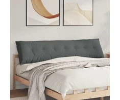 Apsaugos Pagalvė Tamsiai pilka 200 x 19 x 50 cm audinys