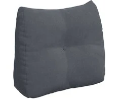 Apsaugos Pagalvė Tamsiai pilka 60 x 24 x 50 cm Aksomas