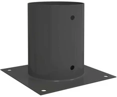 Apvalus žemės inkaras 12 pcs Antracito 18 x 18 x 15 cm Metalas