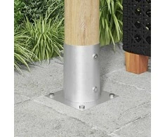 Apvalus žemės inkaras 12 pcs Sidabrinė 15 x 15 x 15 cm Metalas