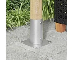 Apvalus žemės inkaras 12 pcs Sidabrinė 15 x 15 x 15 cm Metalas