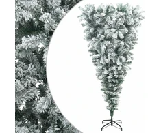 Apversta dirbtinė Kalėdų eglutė 180 cm PVC ir Plienas