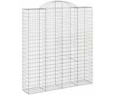 Arkiniai gabionų krepšeliai, 20 vnt., 200x50x220/240 cm, cinkuota geležis