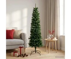 Artificial Slim Christmas Tree 120 cm PE ir PVC Žalia