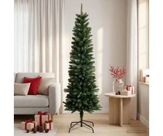 Artificial Slim Christmas Tree 150 cm PE ir PVC Žalia