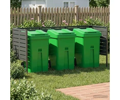 Atliekų konteinerio ekranas 249 x 85 x 113 cm Plienas Antracito