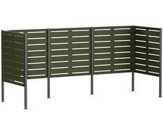 Atliekų konteinerio ekranas 249 x 85 x 113 cm Plienas