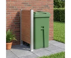 Atliekų konteinerio tvora Ruda 85 x 12 x 115 cm Alavas ir WPC