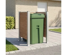 Atliekų konteinerio tvora Ruda 85 x 85 x 115 cm Alavas ir WPC