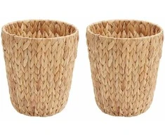 Atliekų popieriaus dėžės 2 pcs Natūrali 26 x 26 x 29 cm