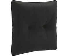 Atlošo pagalvė PUTTEN 100% poliesteris Juoda 40 x 40 x 10 cm