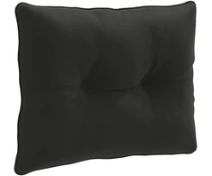 Atlošo pagalvė PUTTEN 100% poliesteris Juoda 50 x 40 x 10 cm