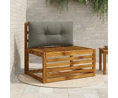 Atlošo pagalvė PUTTEN 100% poliesteris Pilka 80 x 40 x 10 cm