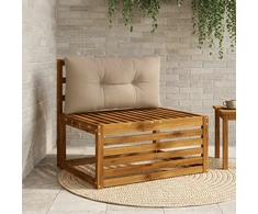 Atlošo pagalvė PUTTEN 100% poliesteris Taupe 80 x 40 x 10 cm