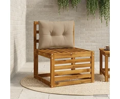 Atlošo pagalvė PUTTEN 100% poliesteris Taupe 60 x 40 x 10 cm