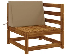 Atlošo pagalvėlė SOEST 100% poliesteris Taupe 60 x 20 x 40 cm