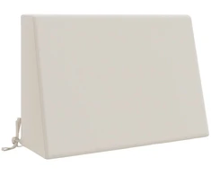 Atlošo pagalvėlė SOEST 100% poliesteris Balta 60 x 20 x 40 cm