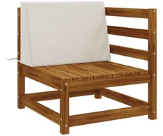 Atlošo pagalvėlė SOEST 100% poliesteris Balta 60 x 20 x 40 cm