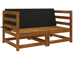 Atlošo pagalvėlė SOEST 100% poliesteris Juoda 120 x 20 x 40 cm