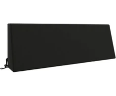 Atlošo pagalvėlė SOEST 100% poliesteris Juoda 120 x 20 x 40 cm