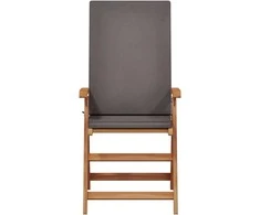 Sodo Kėdė 6 pcs Ruda ir pilka 57 x 71.5 x 104 cm