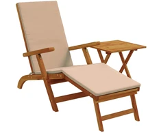 Atsilenkiantis ir sulankstomas saulės gultas 2 pcs Taupe