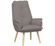 Fotelis krėslas Taupe 69 x 74 x 93 cm Audinys ir Fanera