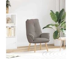 Fotelis krėslas Taupe 69 x 74 x 93 cm Audinys ir Fanera