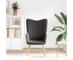 Fotelis krėslas Tamsiai pilka 62 x 67 x 95,5 cm Šerpos audinys