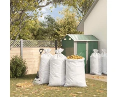 Audiniai maišai 10 pcs Balta 80 x 125 cm PP