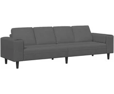 Sofa Tamsiai pilka 250 x 77 x 76 cm Kordūrinis audinys