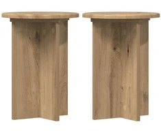 Augalų stovas 2 pcs Artisano ąžuolo Ø29,5 x 40 cm