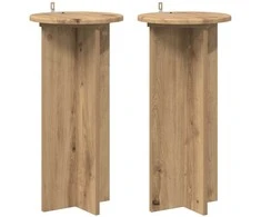 Augalų stovas 2 pcs Artisano ąžuolo 29,5 x 29,5 x 60 cm