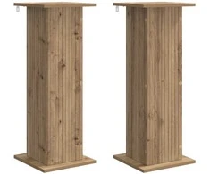 Augalų stovas 2 pcs Artisano ąžuolo 30,5 x 30 x 80,5 cm