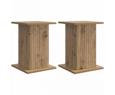Augalų stovas 2 pcs Artisano ąžuolo 30,5 x 30 x 43 cm