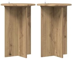 Augalų stovas 2 pcs Artisano ąžuolo Ø40 x 60 cm