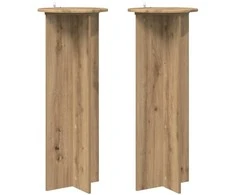Augalų stovas 2 pcs Artisano ąžuolo Ø40 x 100 cm