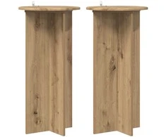 Augalų stovas 2 pcs Artisano ąžuolo 40 x 40 x 80 cm