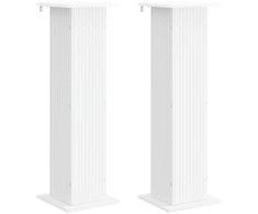 Augalų stovas 2 pcs Balta 30,5 x 30 x 100,5 cm Apdirbta mediena