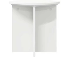 Augalų stovas 2 pcs Balta Ø40 x 40 cm Apdirbta mediena