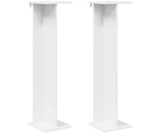 Augalų stovas 2 pcs Baltas 25 x 25,5 x 100,5 cm