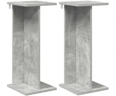 Augalų stovas 2 pcs Betono Pilka 25 x 25,5 x 60,5 cm