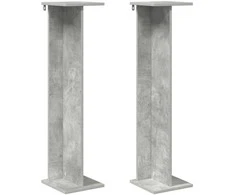 Augalų stovas 2 pcs Betono Pilka 25 x 25,5 x 100,5 cm