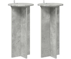 Augalų stovas 2 pcs Betono pilka 29,5 x 29,5 x 60 cm