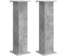 Augalų stovas 2 pcs Betono pilka 30,5 x 30 x 100,5 cm