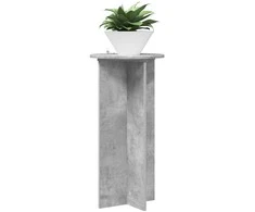 Augalų stovas 2 pcs Betono pilka 40 x 40 x 80 cm