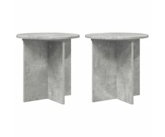 Augalų stovas 2 pcs Betono pilka 40 x 40 x 40 cm